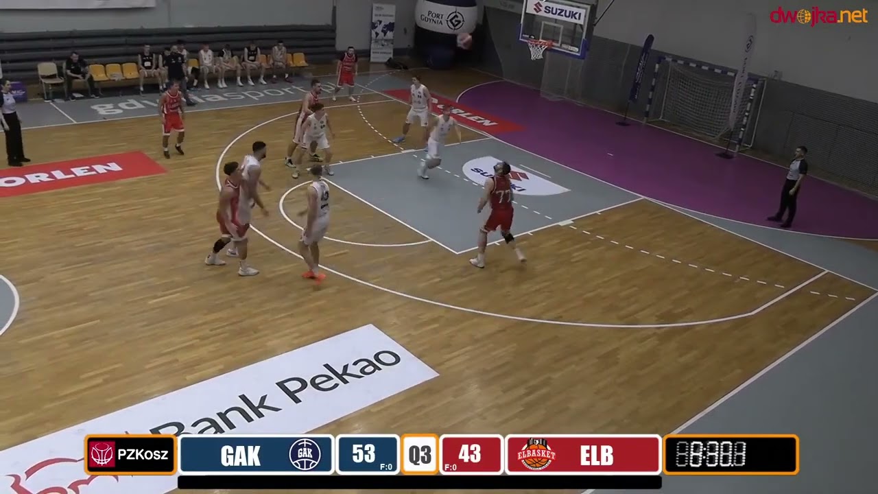 2LM 8.11.25 Skrót Port Gdynia GAK   Energa Basketball Elbląg
