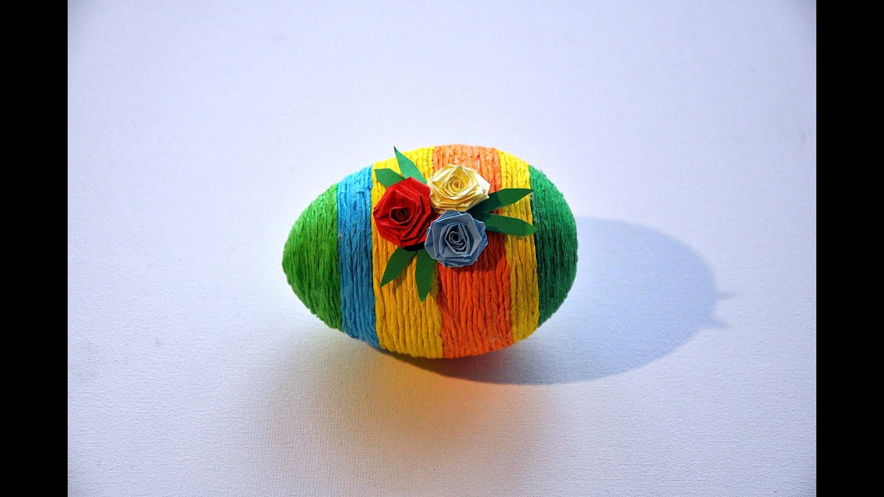 Pisanka z bibuły krok po kroku # Easter egg  DIY