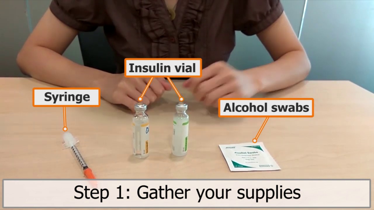 Mixing Vial Insulin for Injection (Thai)