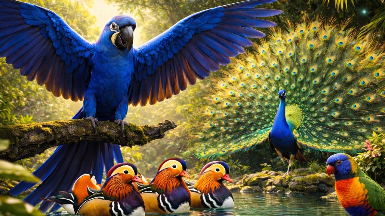 AS 10 AVES MAIS LINDAS DO PLANETA: Cores que Parecem Pinturas!