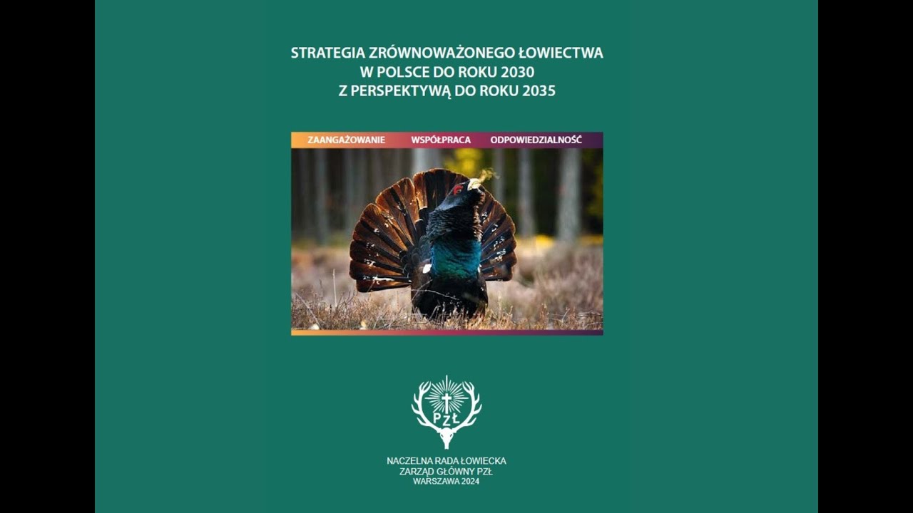 Strategia zr&oacute;wnoważonego łowiectwa w Polsce do roku 2030 z perspektywą do roku 2035 - prezentacja