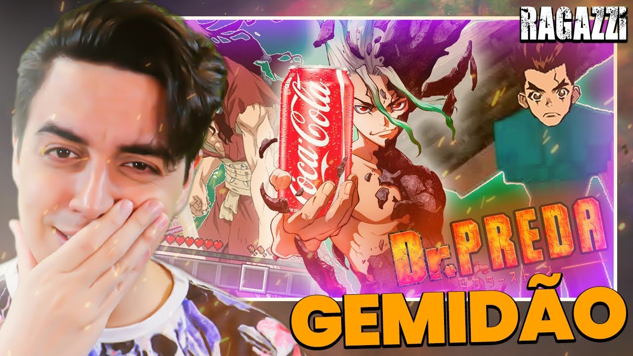 REAGINDO ao DR.STONE E A VIDA MINECRAFT •COMIC•
