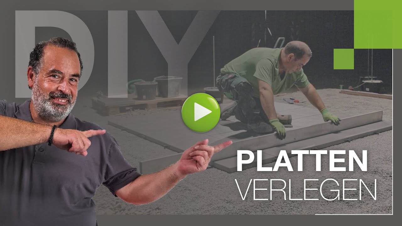 Terrassenplatten selbst verlegen | DO IT YOURSELF-Anleitung