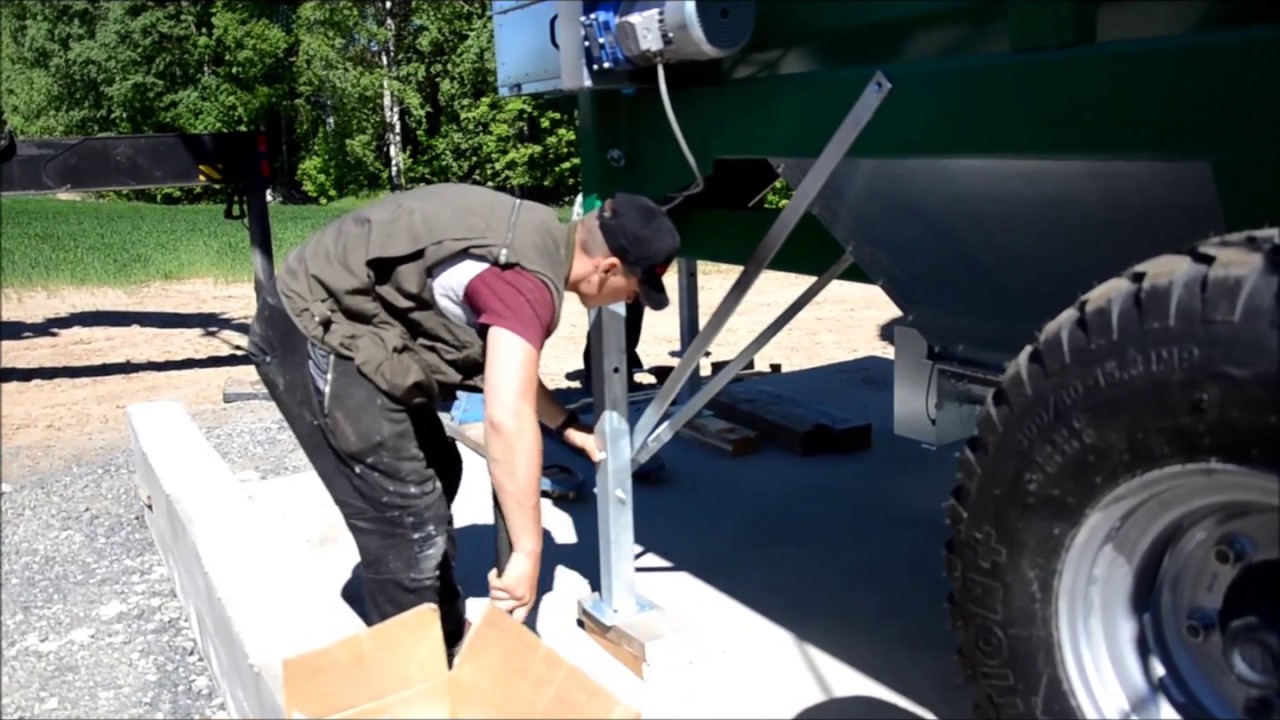 MEPU M365K mobile dryer installation