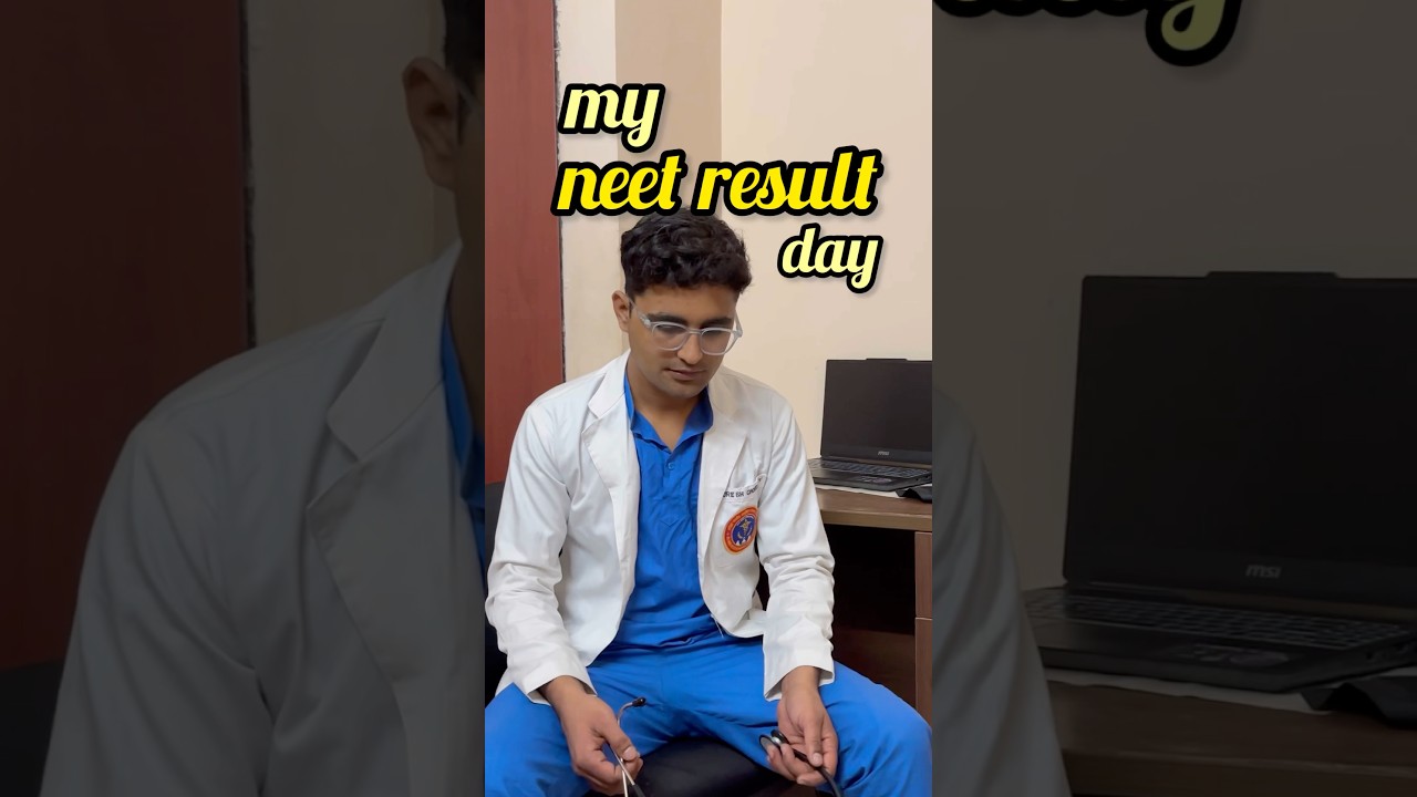 &ldquo;My NEET Result Day&rdquo;! #neet #neetresult #neetexam #aiims #mbbs #neetmotivation #pw #viralshorts