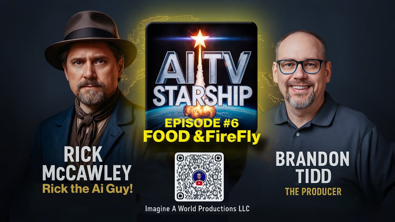 AI TV Starship Ep 6: Food, Firefly & AI Creativity – Chef Kelly & Jasper + Adobe Firefly Nano Banana