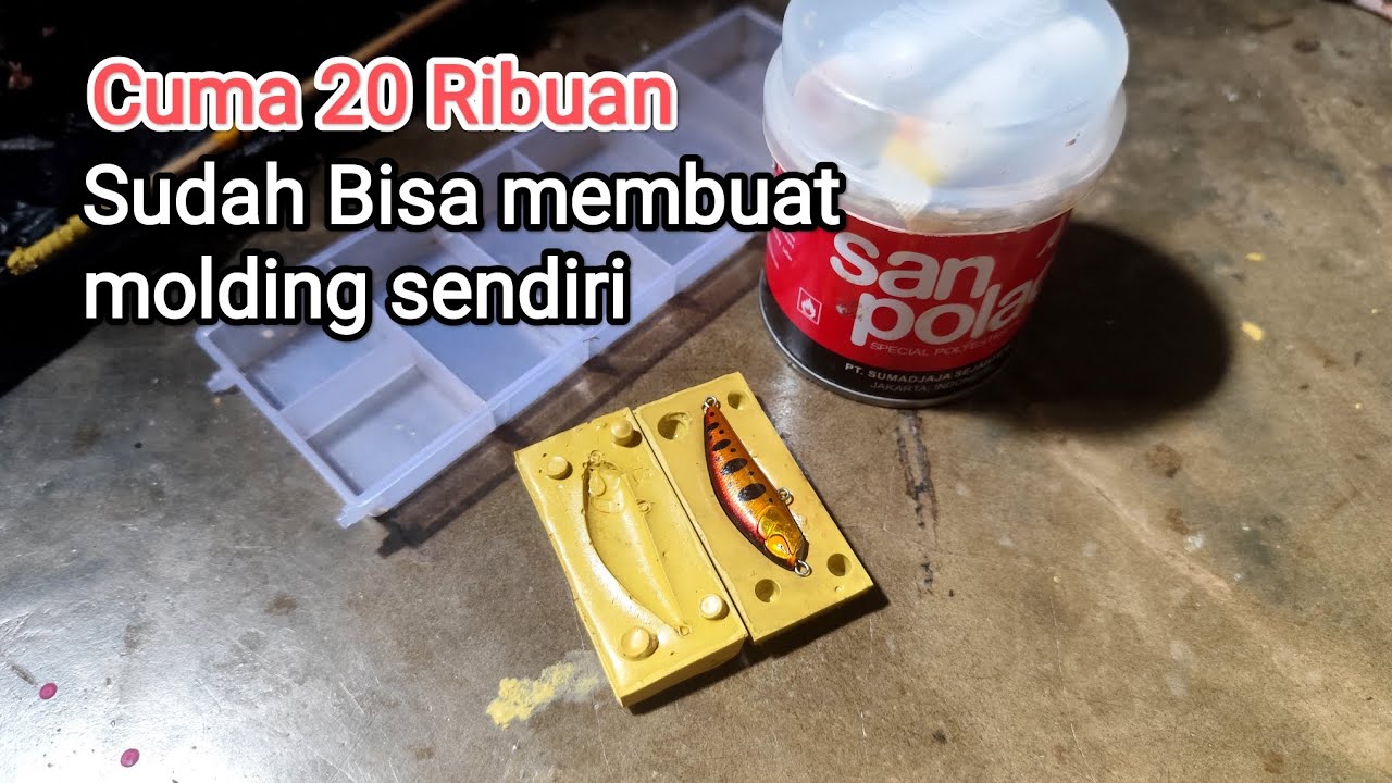 Cuma modal 20k sudah bisa membuat molding sendiri || tutorial membuat cetakan swimmer dari dempul