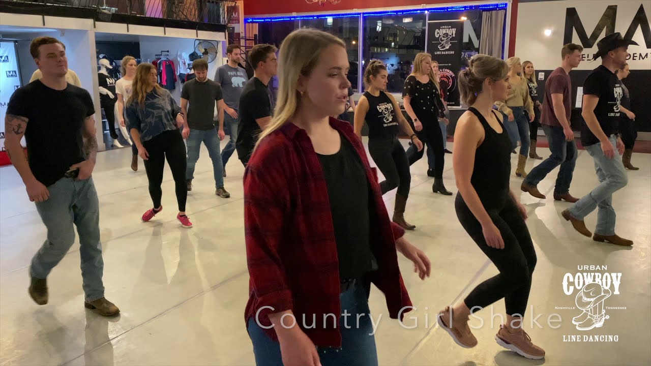 Country Girl Shake - Line Dance Demo + Lesson