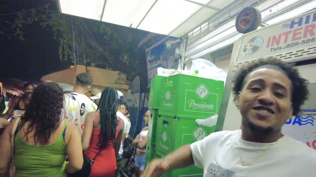 4K🇩🇴Sosua Dominican Republic Nightlife Big Party