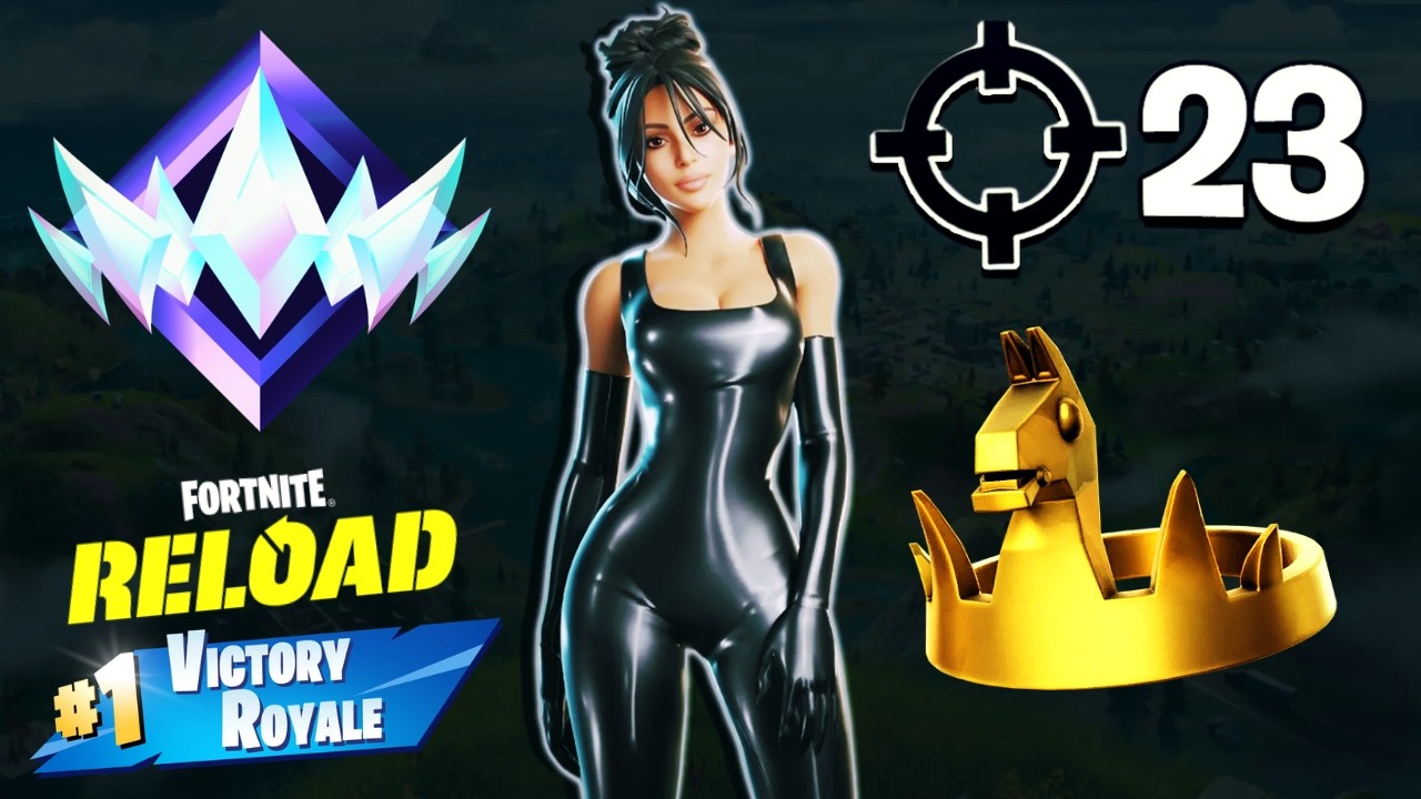 23 Kills Ranked Reload | Crown Win (Fortnite Chapter 7)