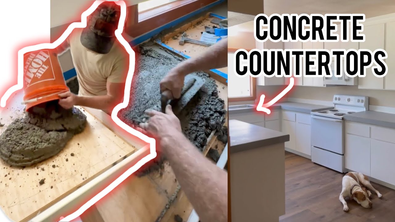DIY Concrete Countertops: Start-to-Finish