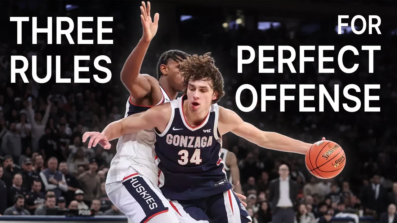 You should know THESE 3 RULES for Motion Offense | Gonzaga Motion Offense Analysis
