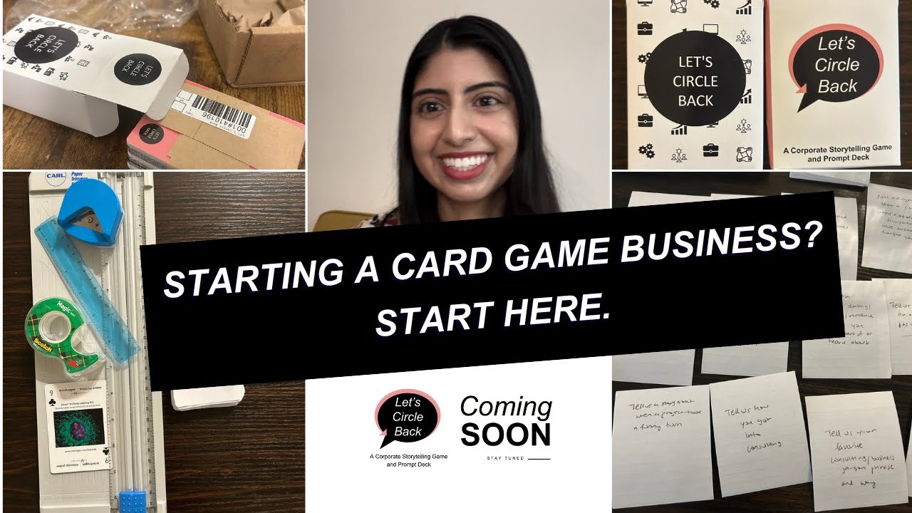 Starting a Card Game Biz? Let's Talk Research, Product Development & Business Plans | Ep. 1