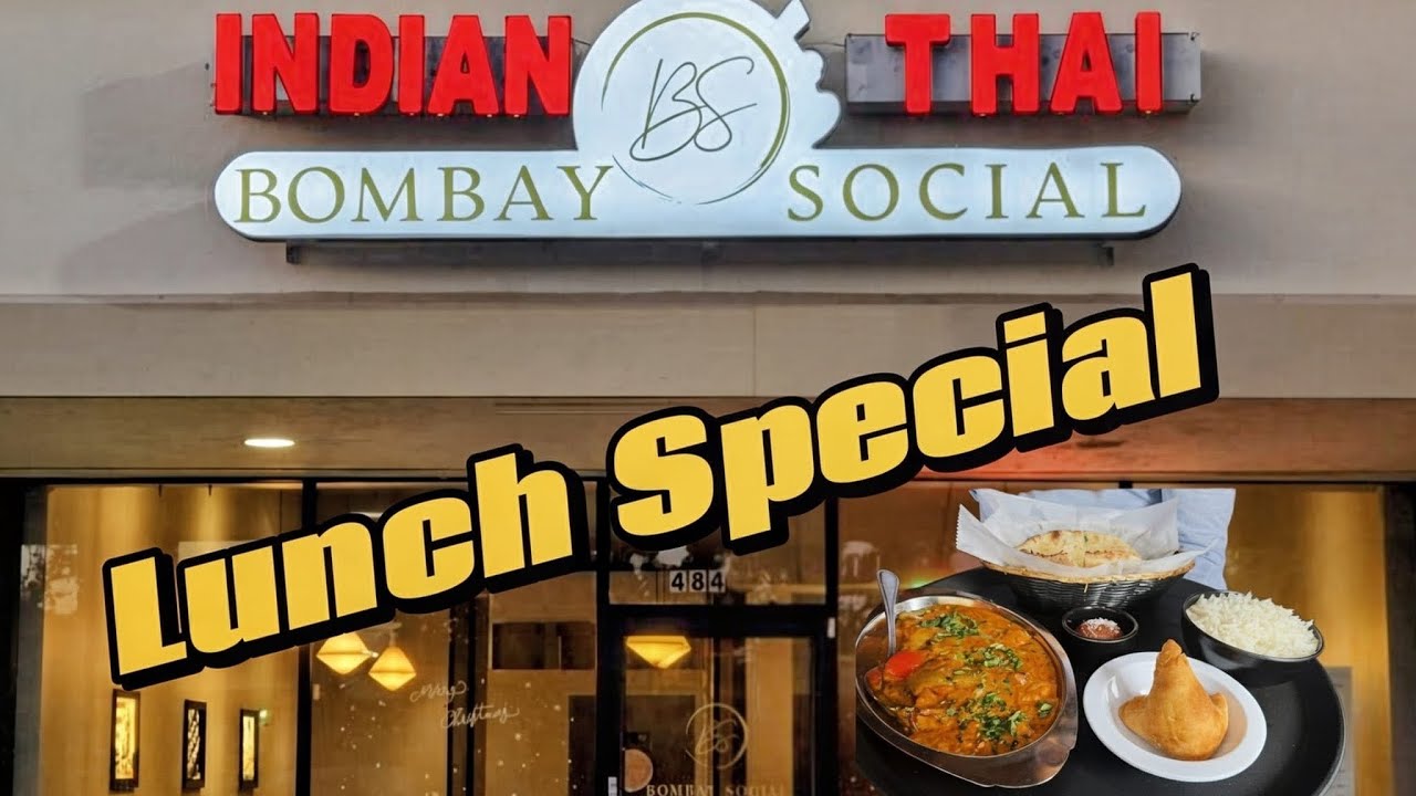LUNCH SPECIAL AT INDIAN THAI BOMBAY SOCIAL | Apopka, Florida