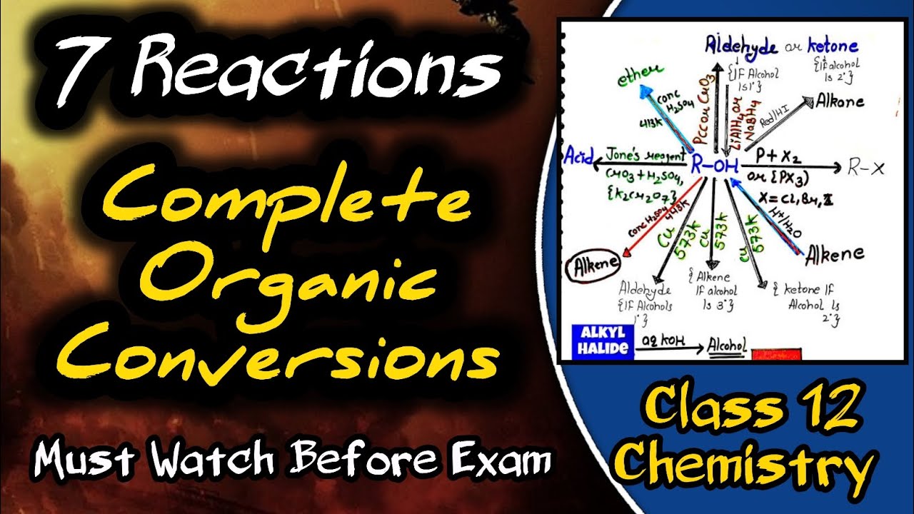 Conversion Reaction In Organic Chemistry Class 12 | Conversion Reaction Tricks | Conversion Reaction