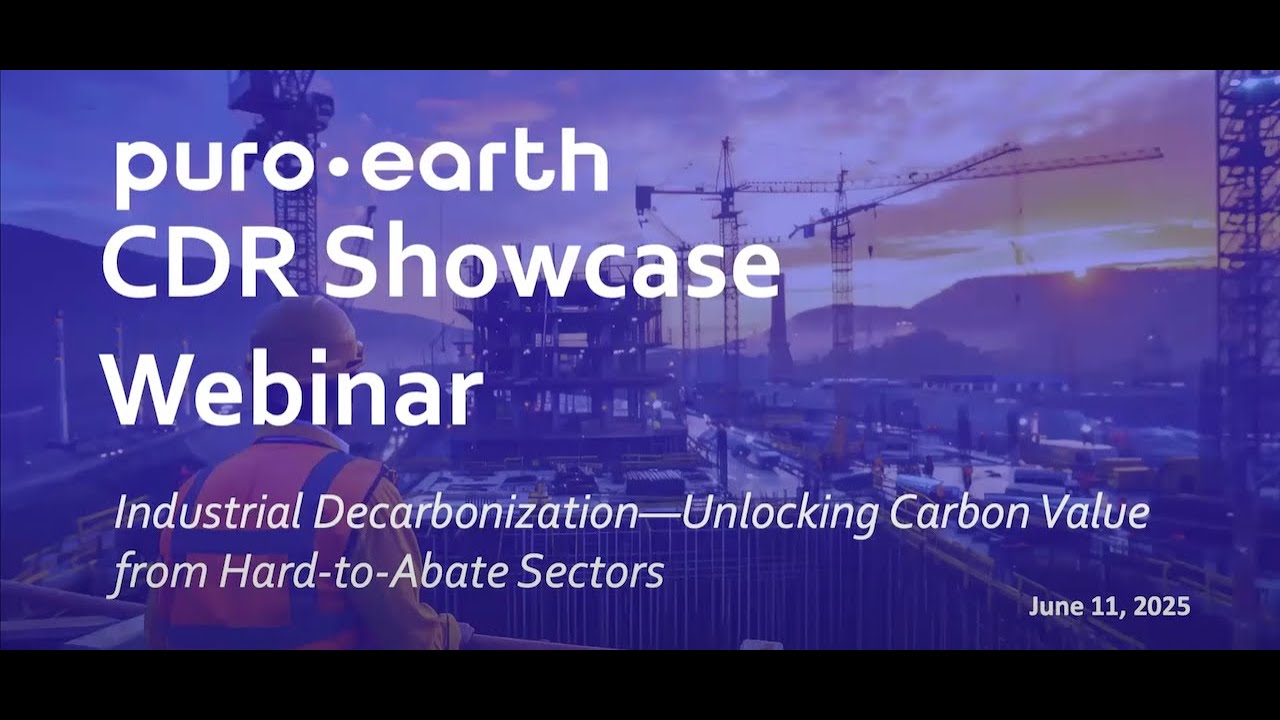 CDR Showcase Webinar- Industrial Decarbonization: Unlocking Carbon Value from Hard-to-Abate Sectors