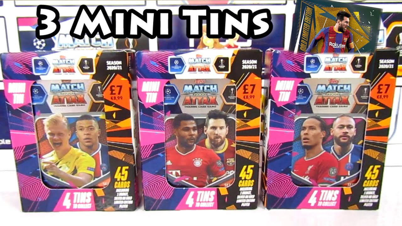 Match Attax 2020/21 Triple Mini Tin Opening | Hunt For The Gold Messi Limited Edition