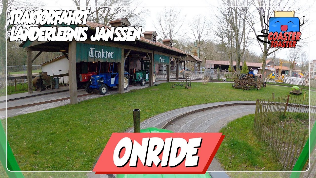Traktorfahrt - LandErlebnis Janßen - Trekker fahren über'n Bauernhof | POV