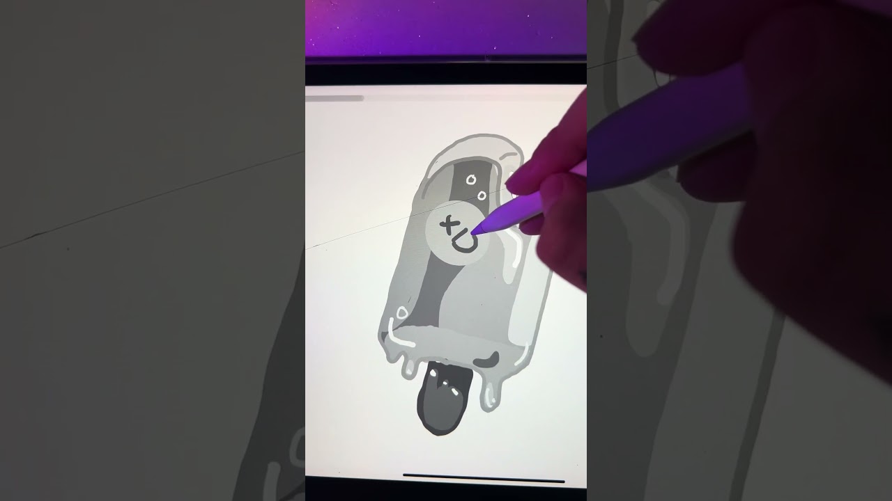 I asked my partner If he wanted to draw blind and he was surprised 🤯