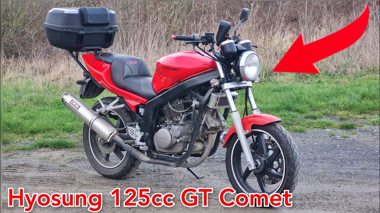 présentation de ma 125cc Hyosung GT Comet