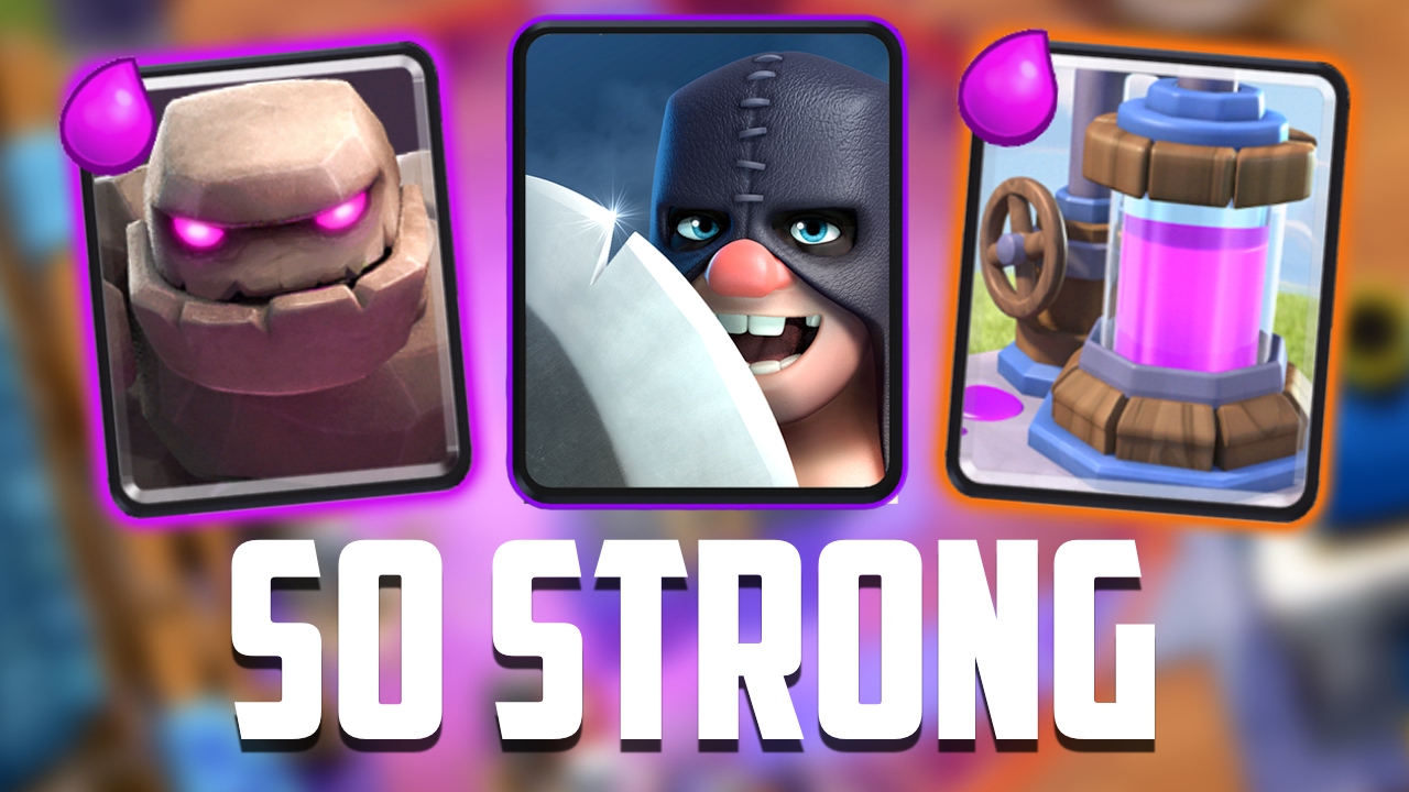 Clash Royale - EXECUTIONER BEAT DOWNS! Golem/Pump Deck