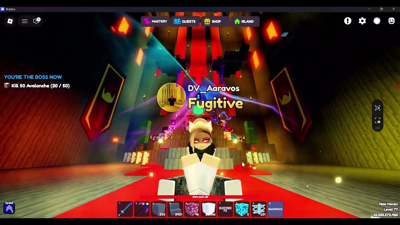 How to build a throne block display in Roblox Sky Reacher (High Realms)