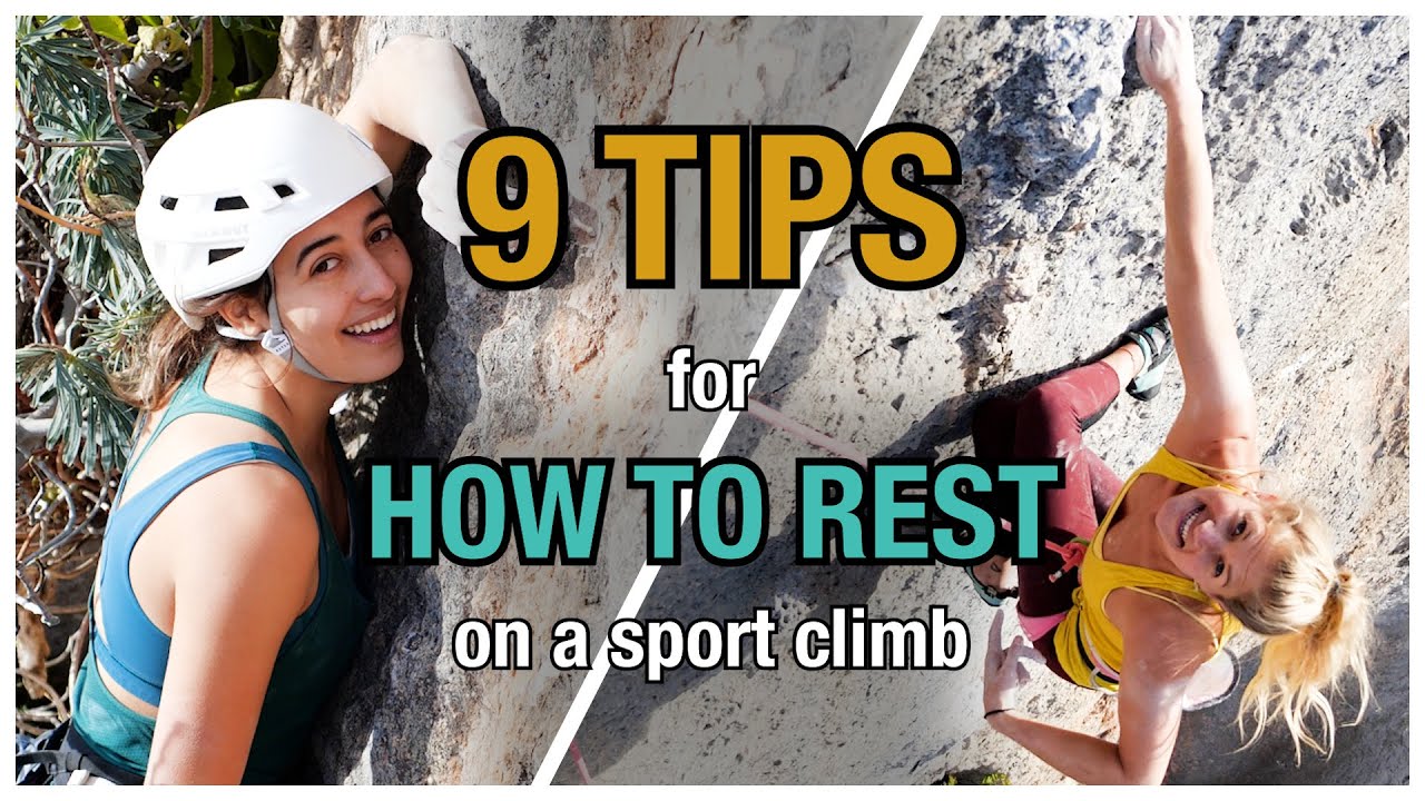 TOP 9 TIPS for how to rest on a sport climb 🧗‍♀️ with pro climber Svana Bjarnason