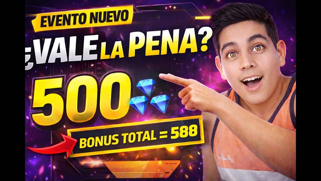 RECARGUÉ 500 DIAMANTES 💎 ¿REALMENTE VALE LA PENA? (Bono de Diamantes Free Fire)