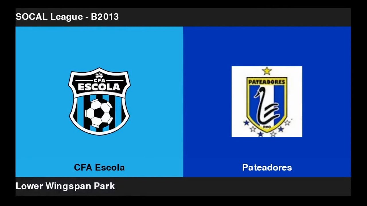 SOCAL Soccer CFA Escola Game 6 vs Pateadores South County