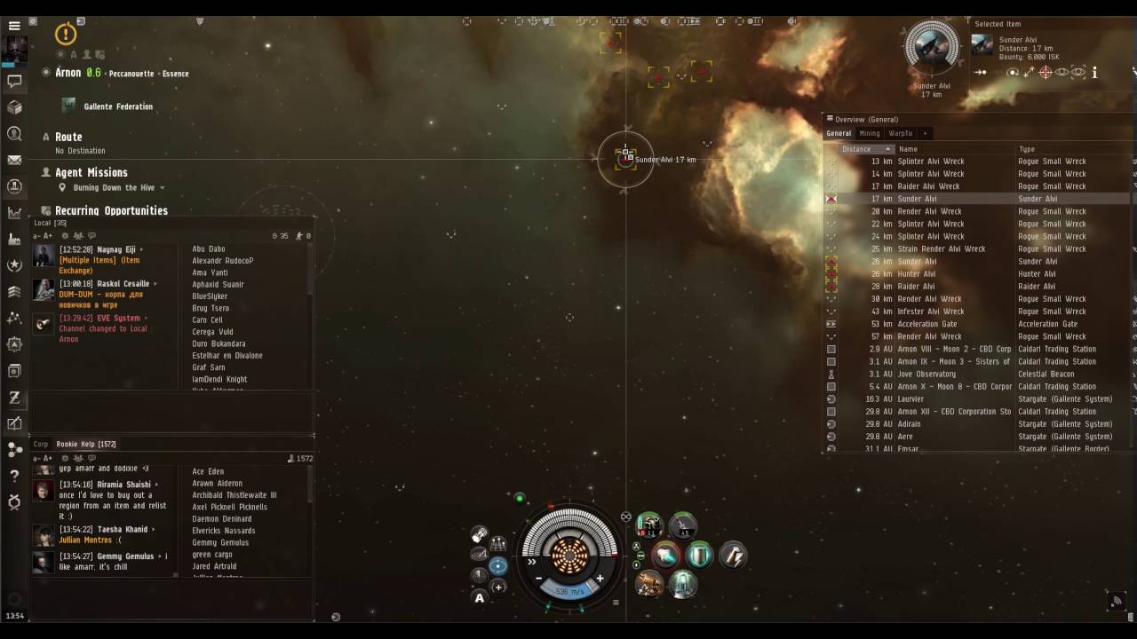 EVE Online - Burning Down the Hive [Raw Footage]