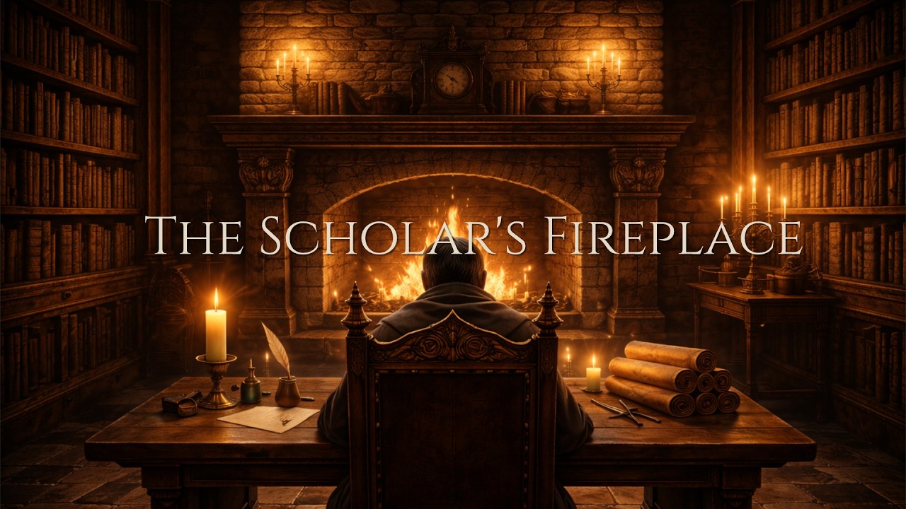 Session 02 — The Scholar's Fireplace | Dark Academia Study Music