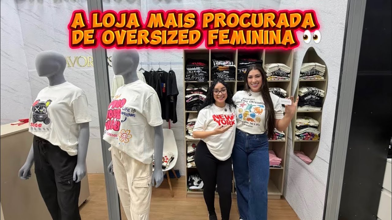 ⚠️🔥 A LOJA DE OVERSIZED MAIS PROCURADA DO BRÁS 👀