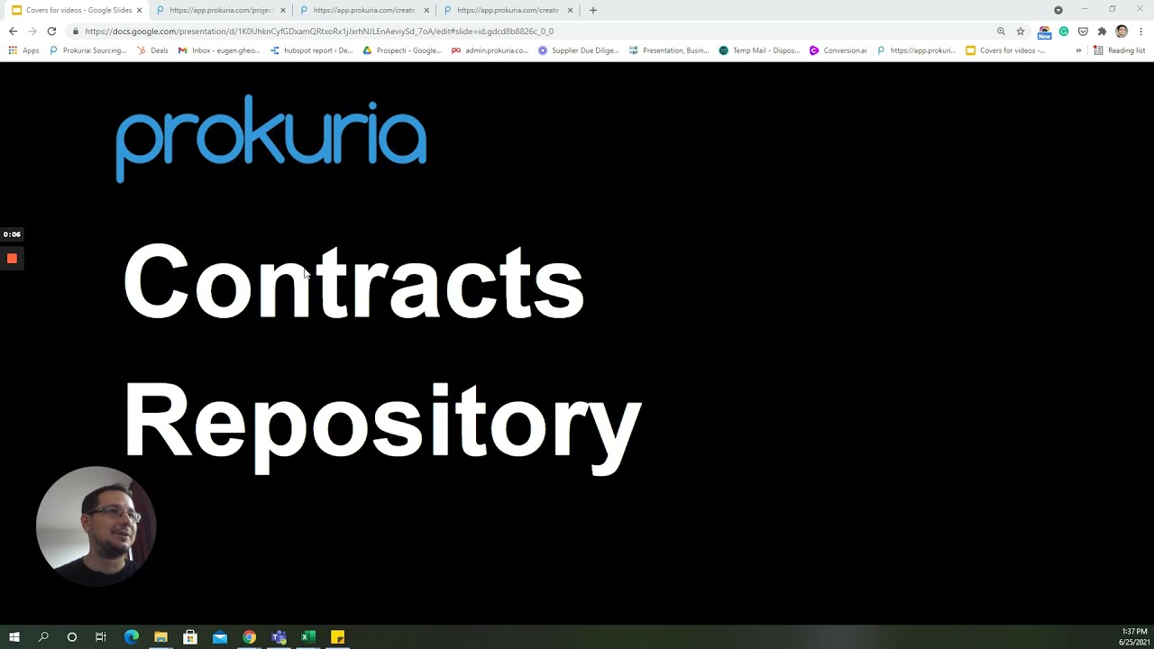 Prokuria's Contract Repository Feature