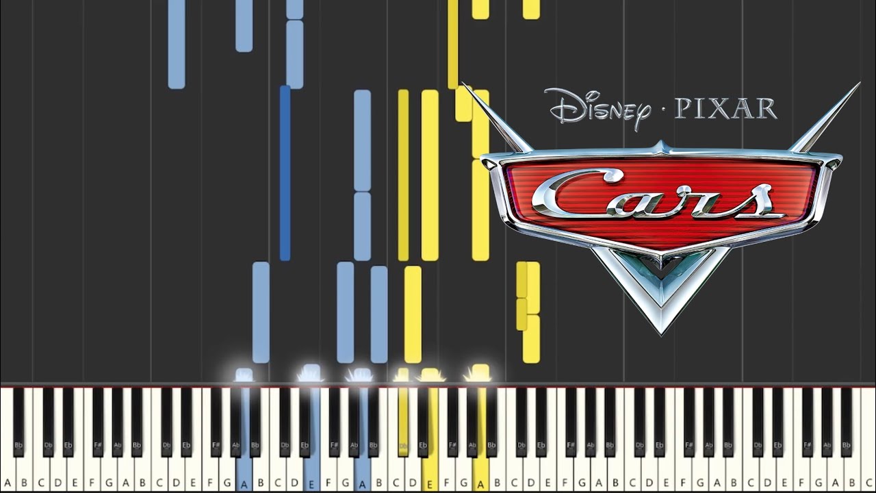Cars // Our Town by James Taylor (2006) - Piano Tutorial & Cover (Solo or Duet)