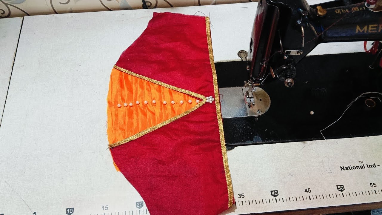 New stylish sleeves dizain making for blause ସୁନ୍ଦର ହାତ ଡିଜାଇନ୍ ବନାନ୍ତୁ #vidio #fashion 