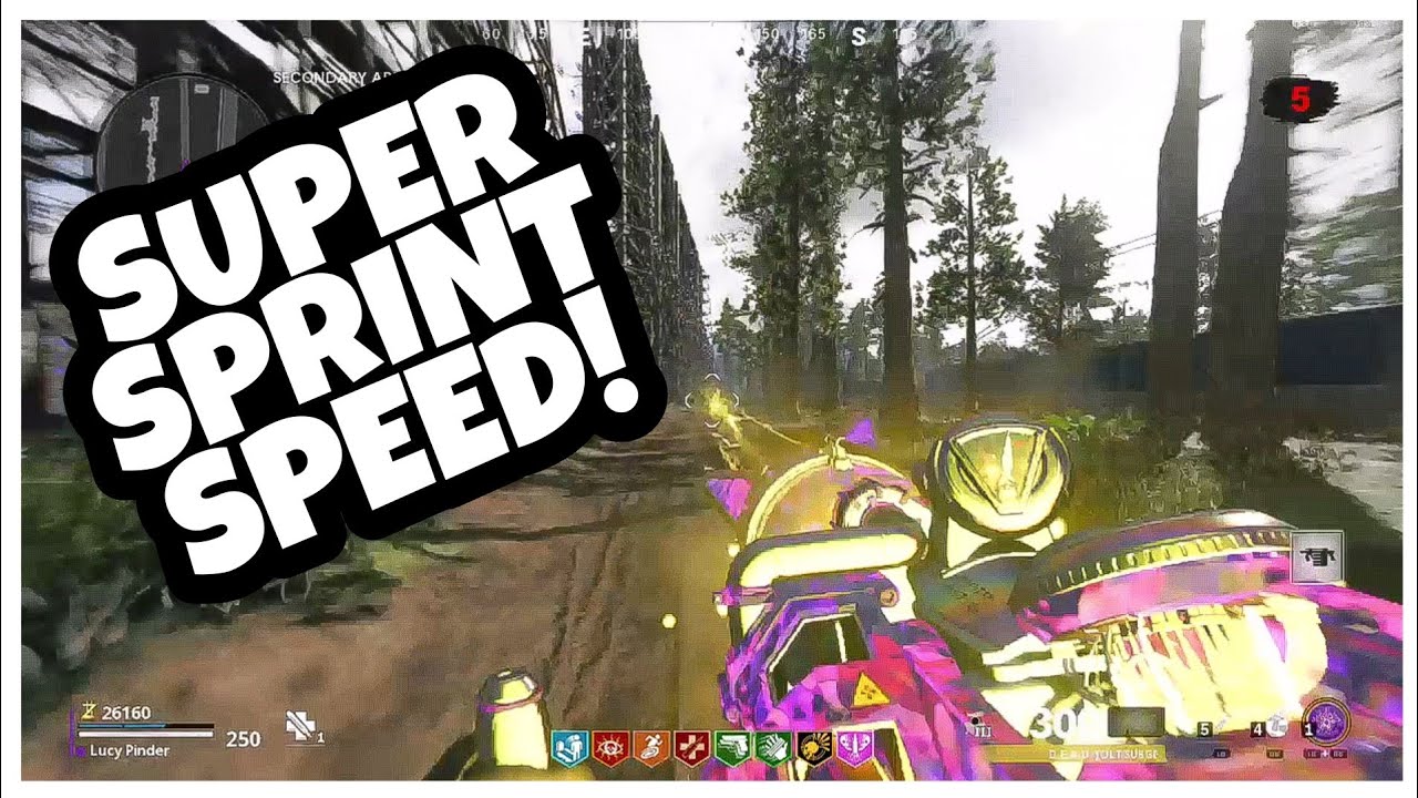 SUPER SPRINT SPEED! (D.I.E ELECTROBOLT NEEDED) - Cold War: Zombies