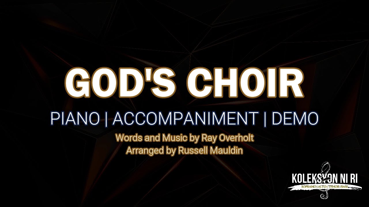 God's Choir | Piano | Accompaniment | Lyrics