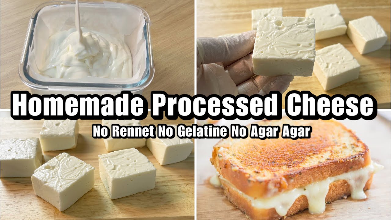 How to Make Processed Cheese at home| Homemade Cheese Recipe!No Rennet