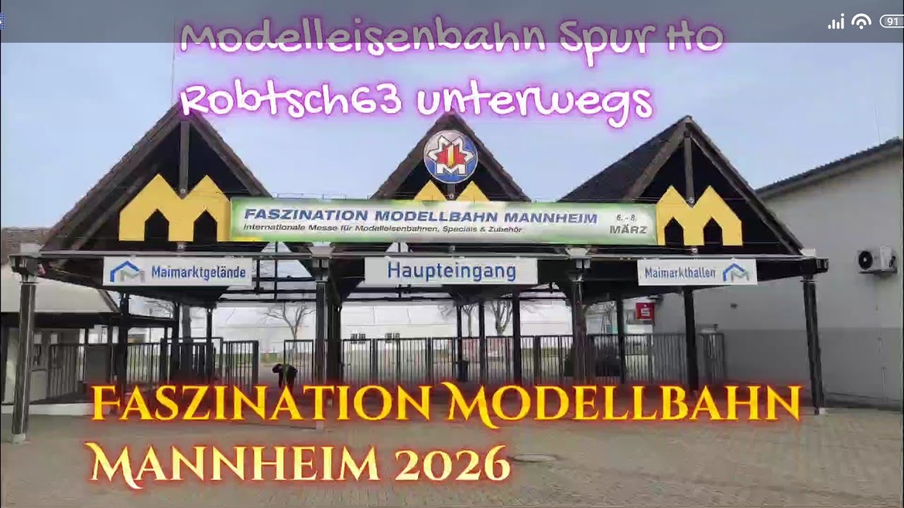 Modelleisenbahn Spur H0: Robtsch63 unterwegs auf der Faszination Modellbahn Mannheim 2026