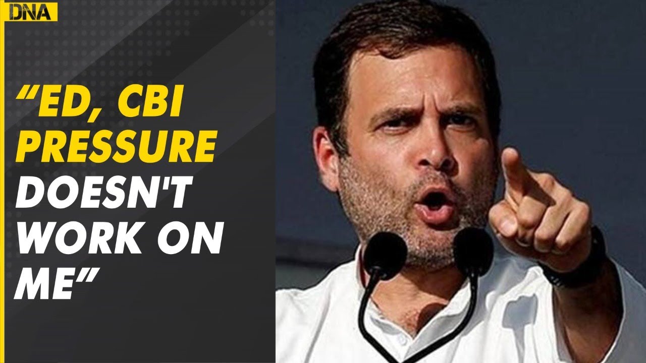 ED, CBI pressure doesn't work on me: Rahul Gandhi on PM Modi&rsquo;s remark | DNANews