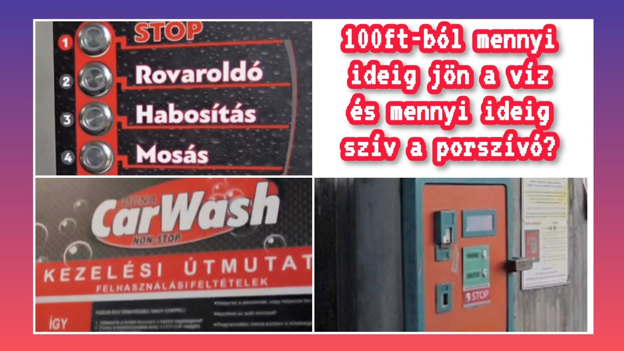 Autómosó TESZT!! 100ft-al három különböző autómosót teszteltünk.