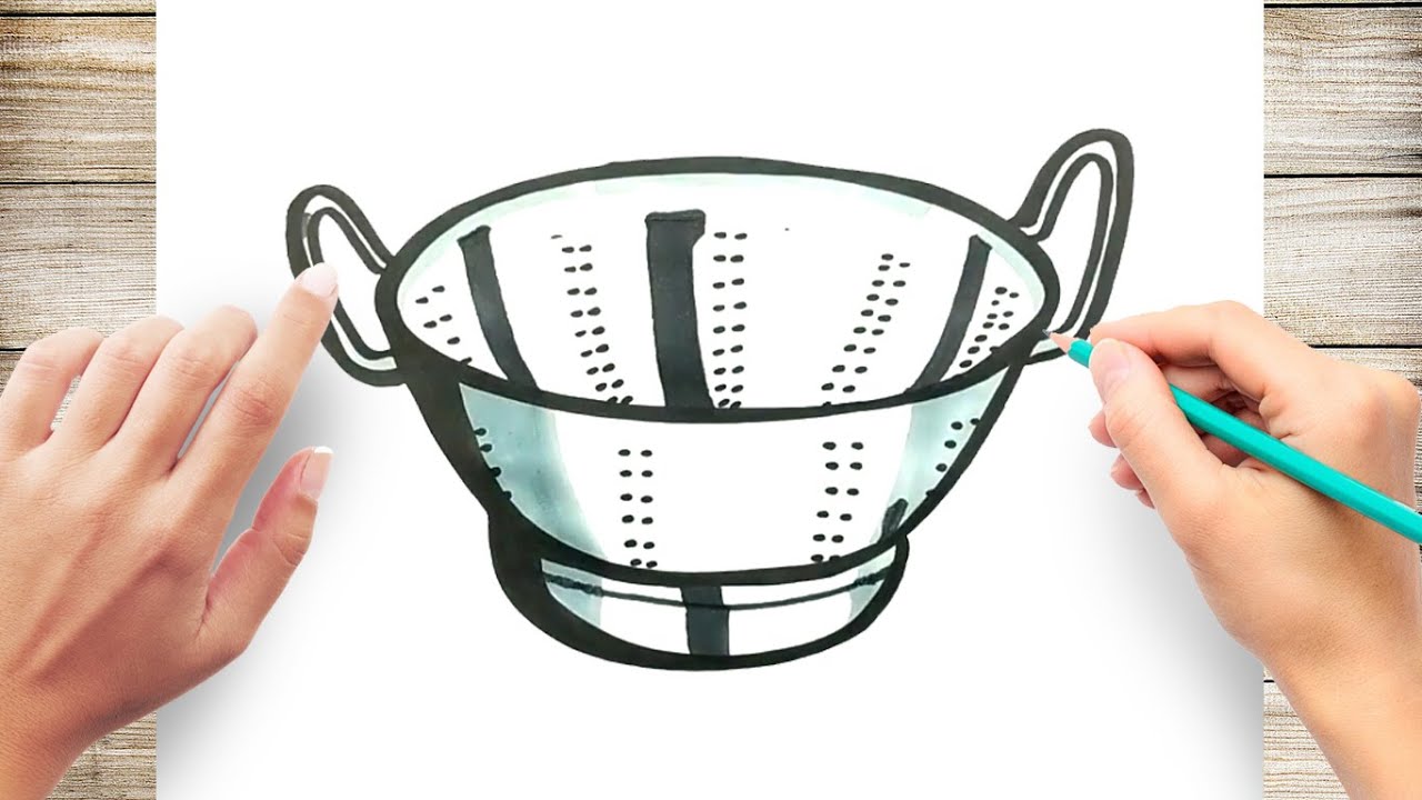 How to Draw a Colander