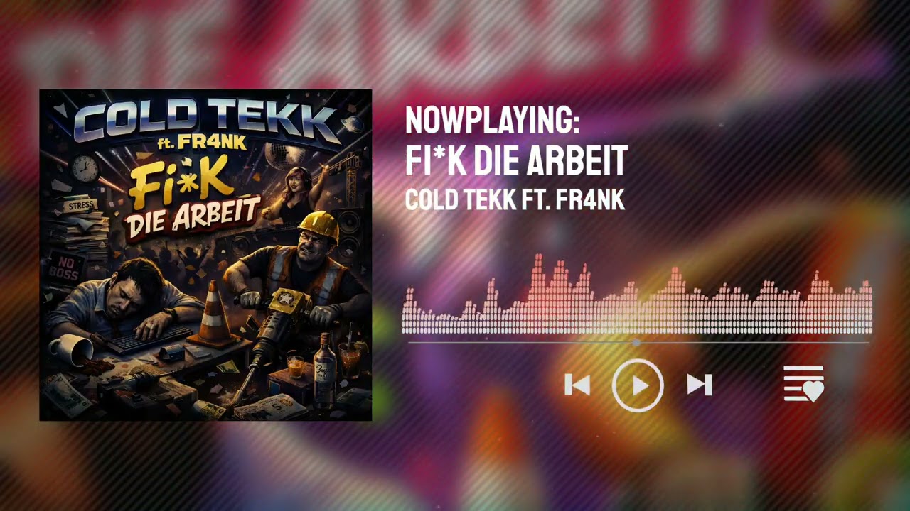 Cold Tekk ft. Fr4nk - Fi*k die Arbeit (175 BPM TEKK)