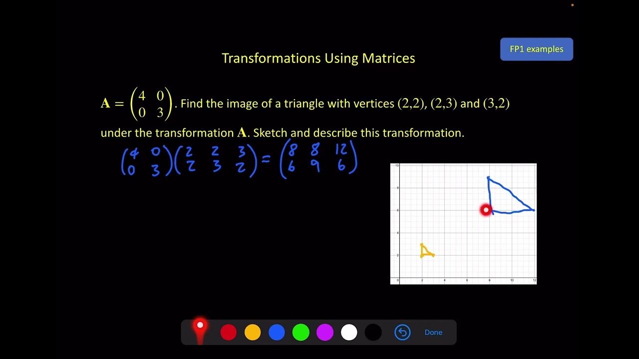 Further Pure 1 - Matrix Transformations - Video 3