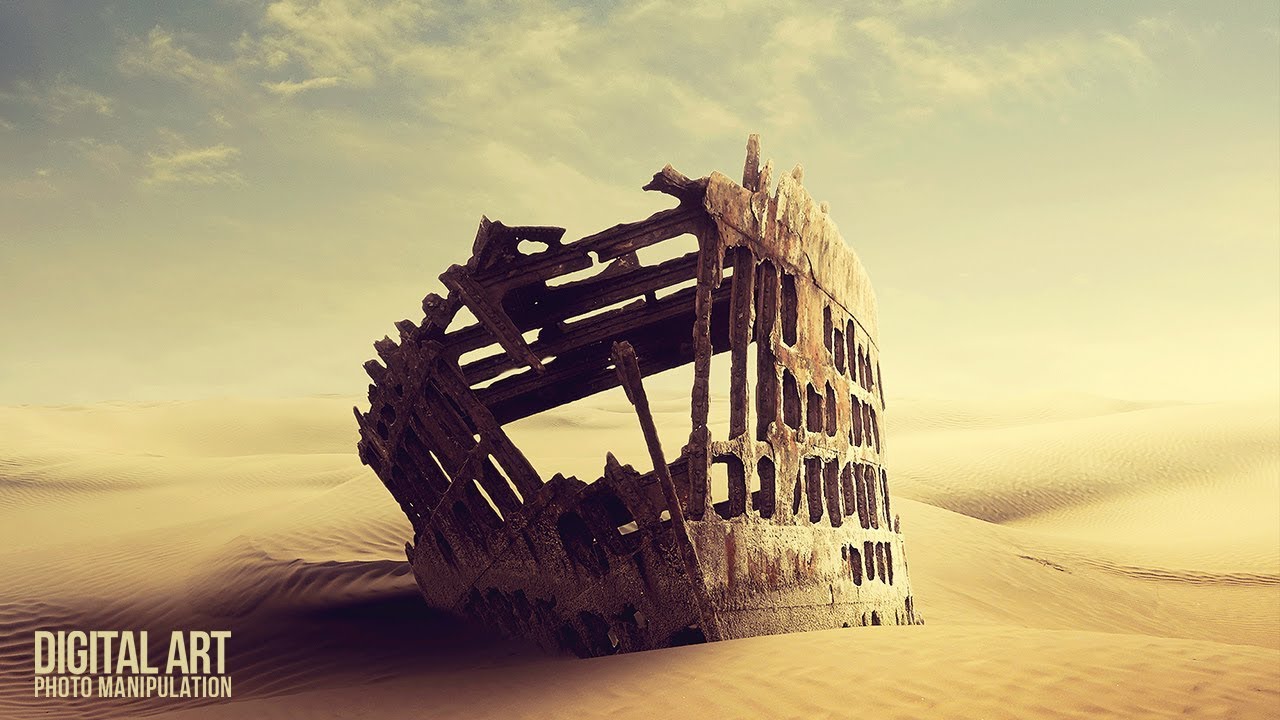 Broken Boat -  Photoshop Manipulation Tutorial