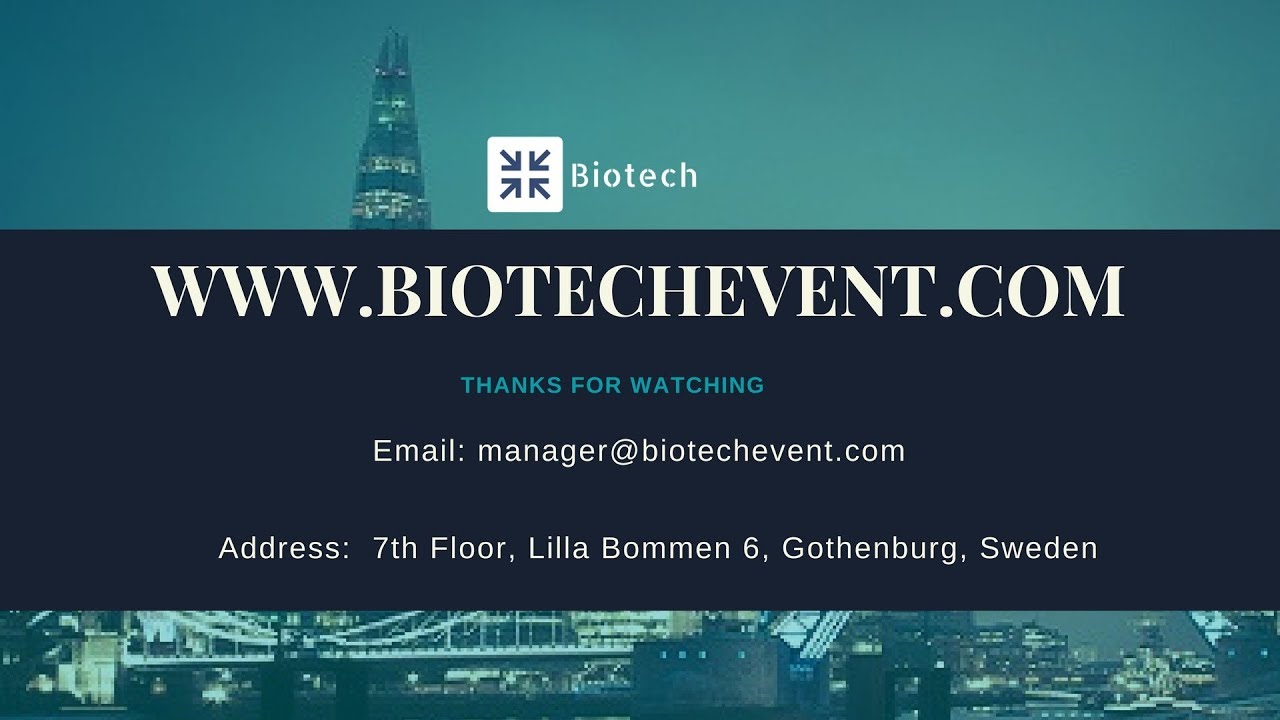 Biotechnology Conference Stockholm | Sweden | Europe | Biotech | 2018 June 25 -27