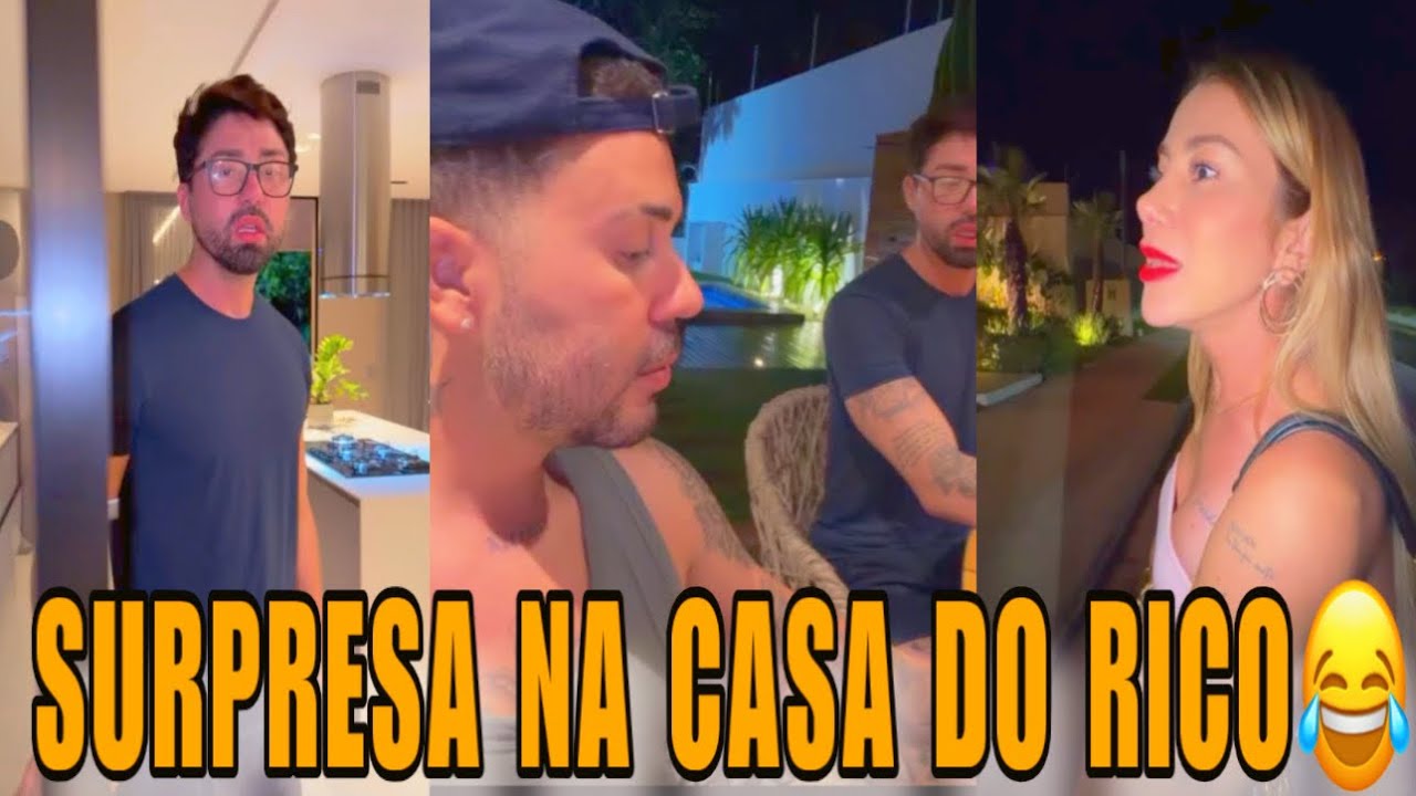 CARLINHOS MAIA LEVOU APOLINE NA CASA DE RICO MELQUÍADES SEM ELE SABER 🤭😂😂