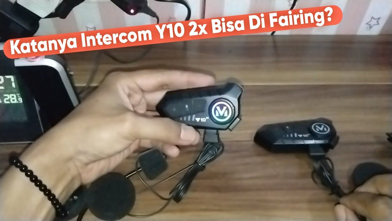 Jajal Beli Intercom Y10 2X dan Coba Fairing