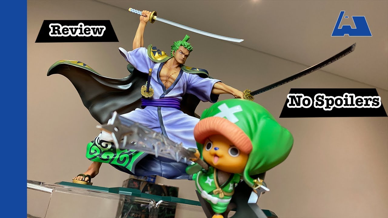 Megahouse One Piece Warriors Alliance Zoro Portrait.Of.Pirates P.O.P & Chopper Figure