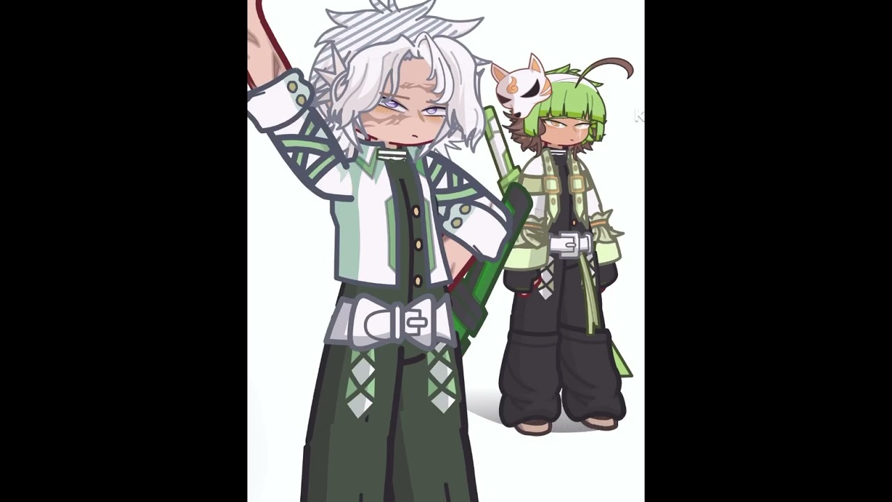 🌪️🍃|| Smile if you want a new Sensei ||🍃🌪️ [ KNY GACHA/OC ] Feat: Sanemi 🌪️ and Yanni 🍃
